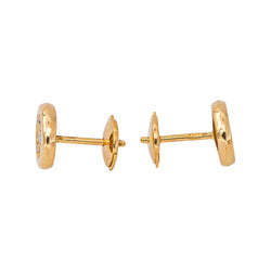 Boucles d'oreilles  Puces Or jaune  Diamant