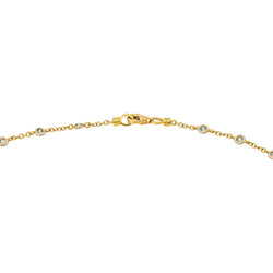 Yellow gold Sapphire Necklace