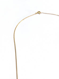 Rose gold chain with curb chain design
