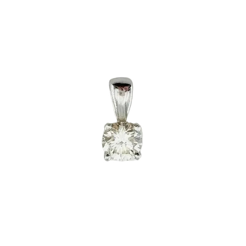 White Gold and Diamond Pendant