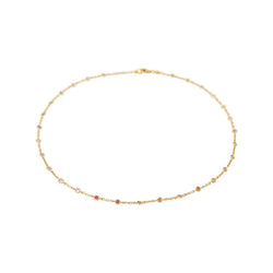Collier  Or jaune Saphir