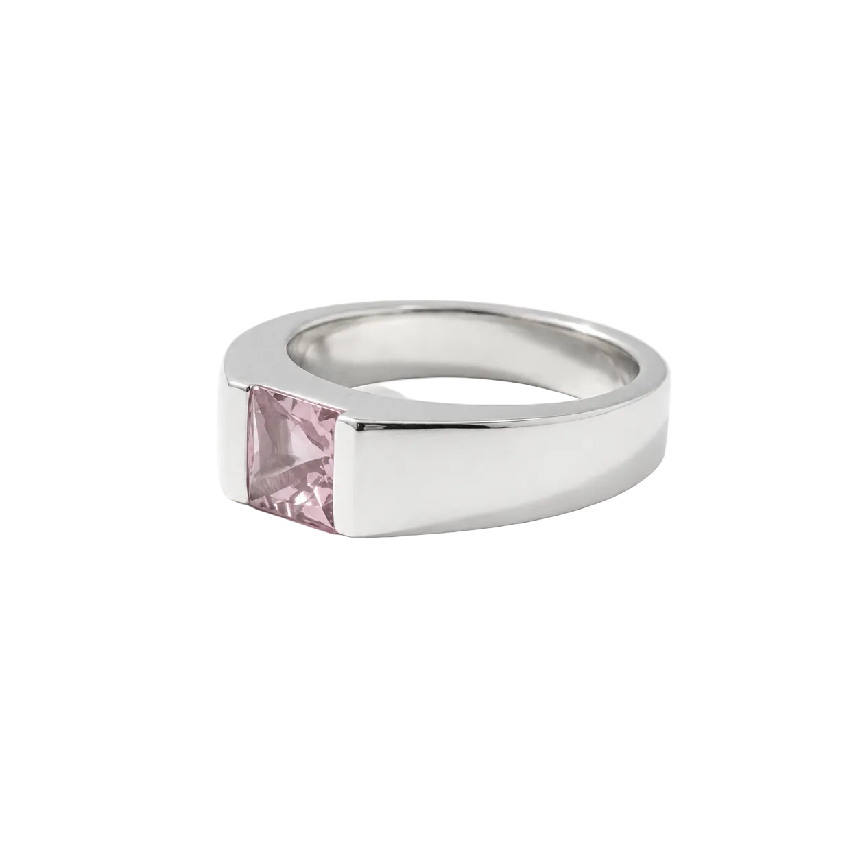 CARTIER Tank Ring in White gold and Tourmaline