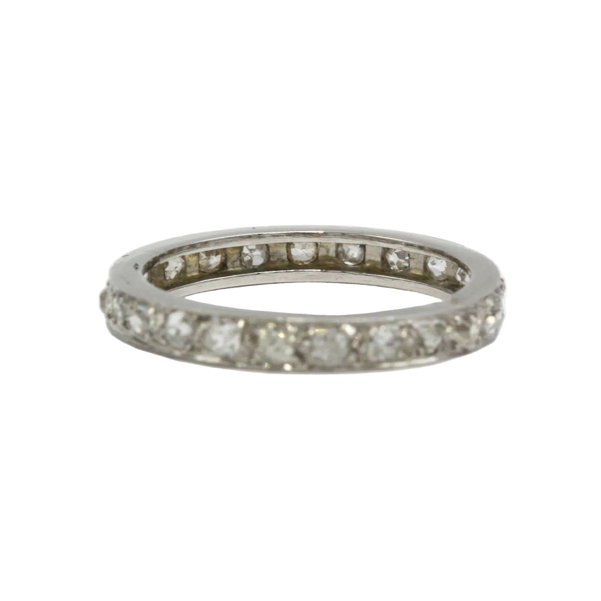 Platinum and Diamond Wedding Band