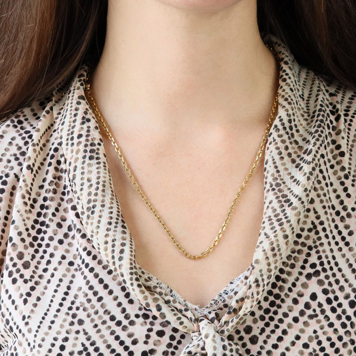 Yellow Gold Chain Necklace