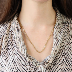 Yellow Gold Chain Necklace