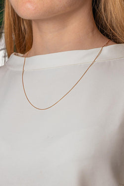 Dinh Van Forçat Link Necklace Rose gold