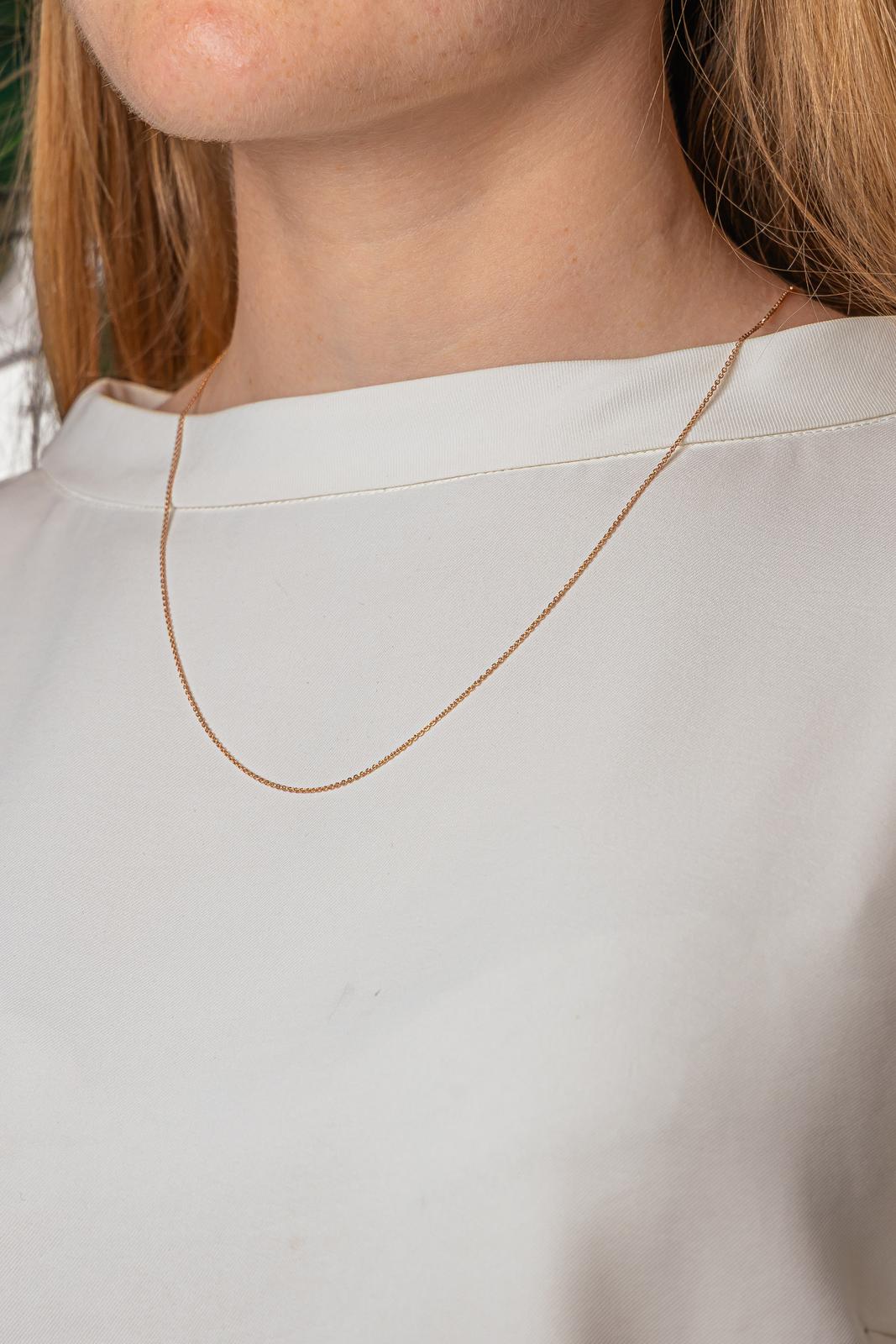 Dinh Van Forçat Link Necklace Rose gold