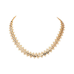 Collier maille de grecques Or rose