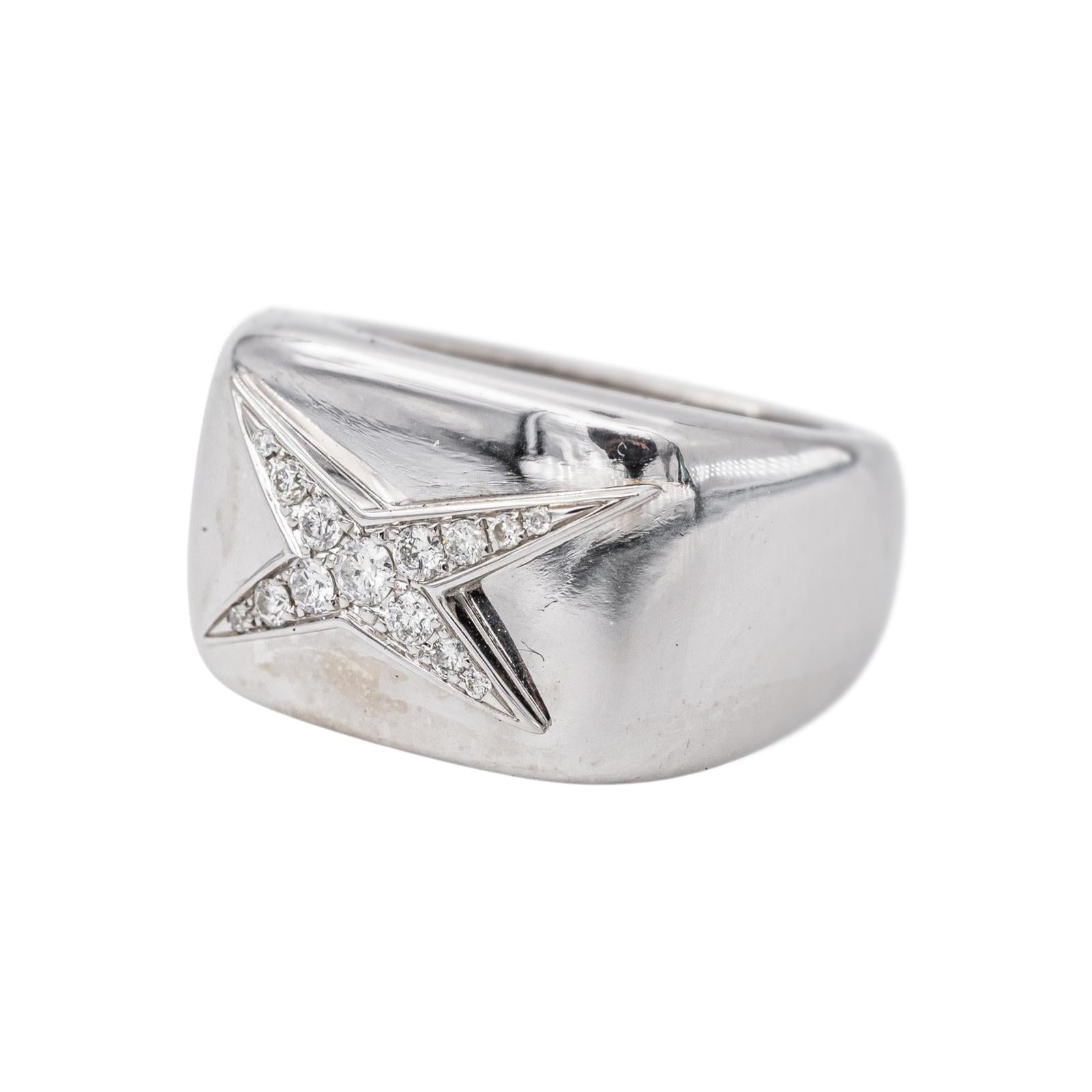 Mauboussin Bague Etoile Divine Or blanc