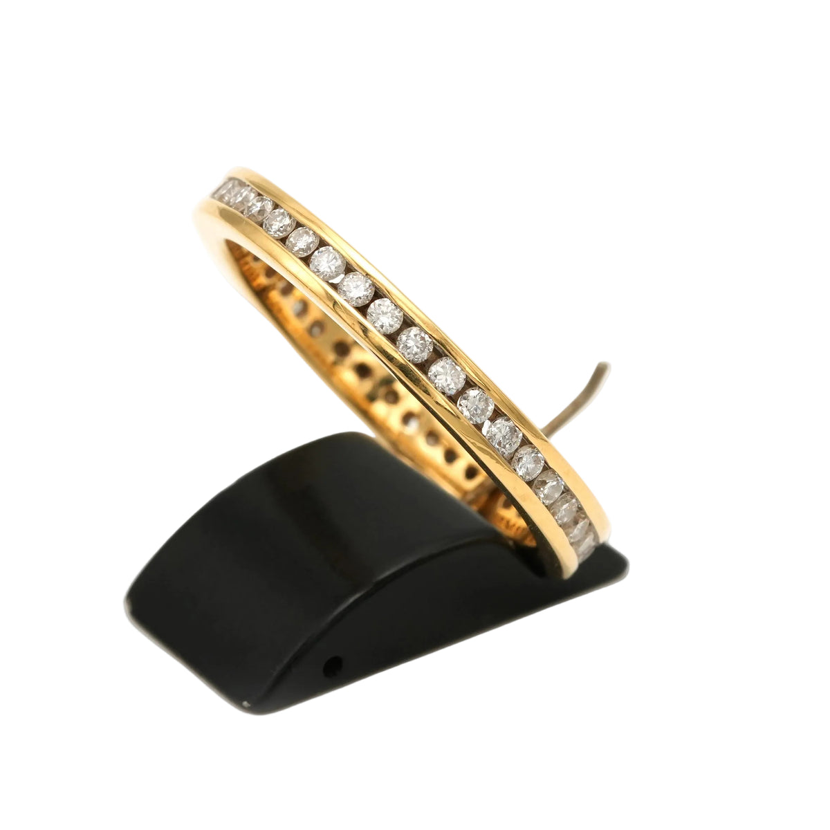 Yellow Gold and Diamond Wedding Band
