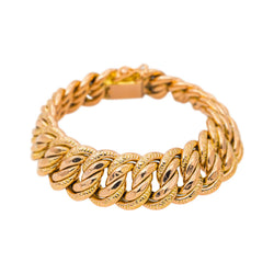 Bracelet Maille américaine Or jaune