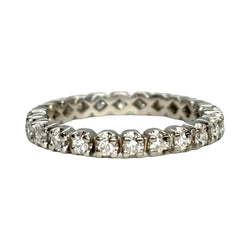 Bague Alliance en or blanc et diamants