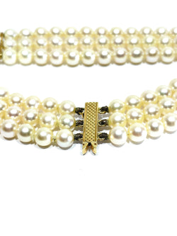 Gold and Pearl Bracelet