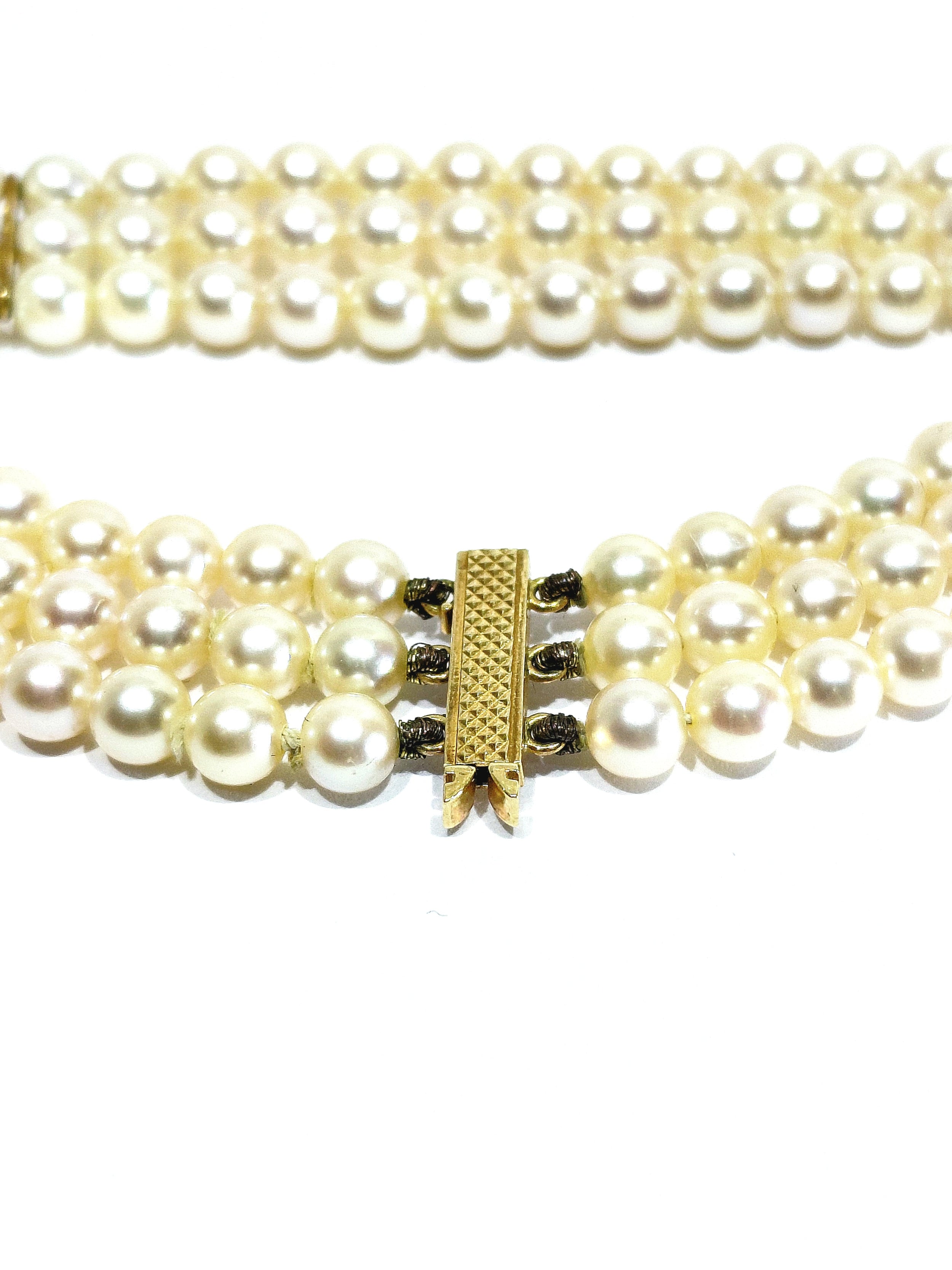 Gold and Pearl Bracelet