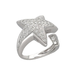 White Gold Diamond Pave Ring