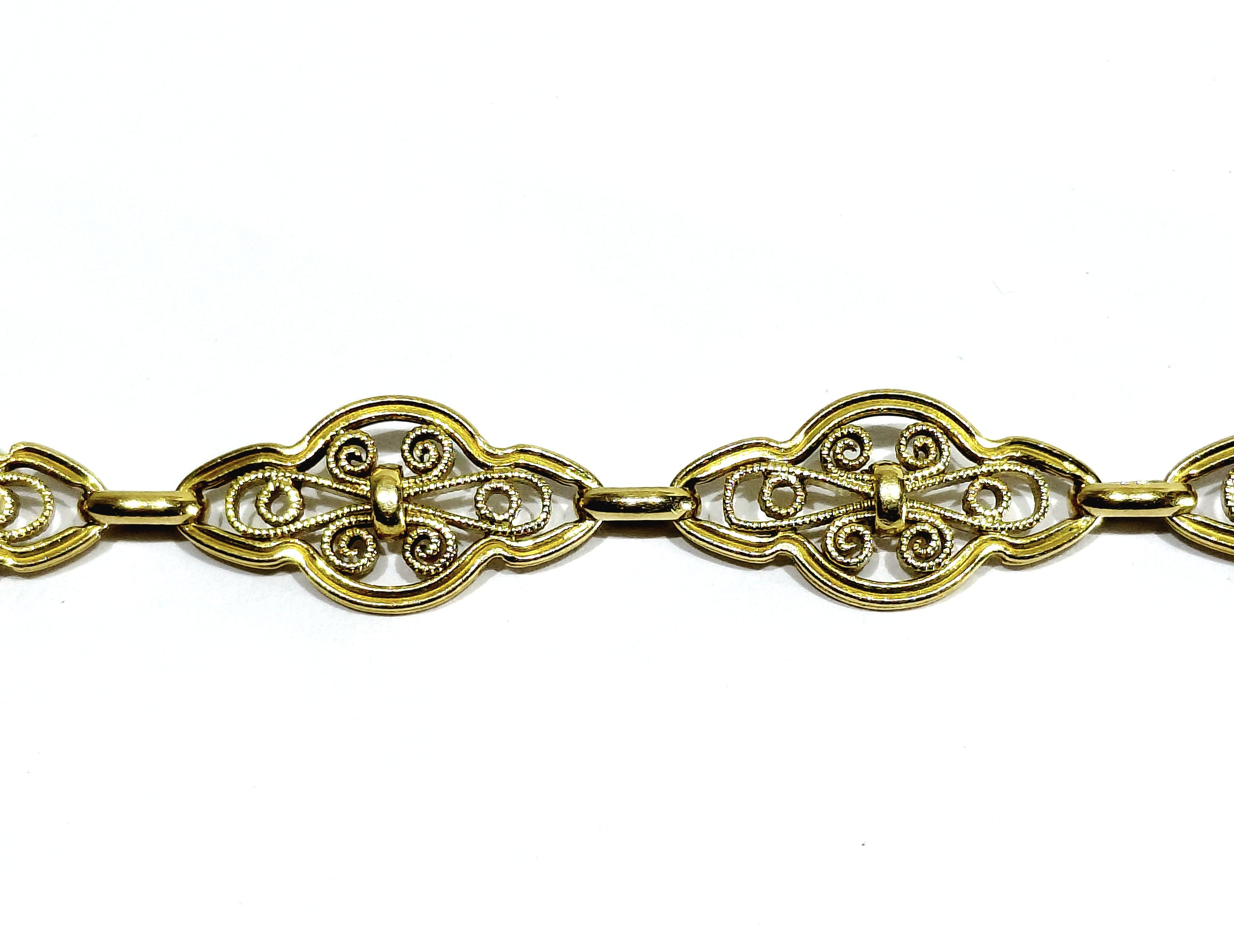 Art Nouveau / Art Deco Yellow Gold Bracelet