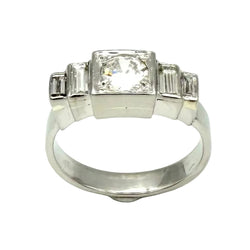 Platinum and Diamond Ring