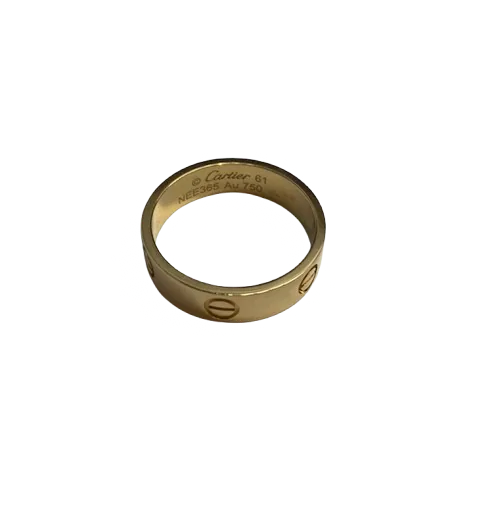 BAGUE CARTIER LOVE CLASSIQUE OR 18K (T.61)