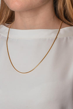 Rose gold necklace