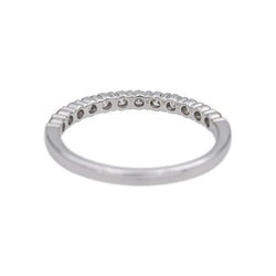 Bague Alliance en or blanc et diamants