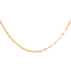 Yellow Gold Horse-Link Necklace