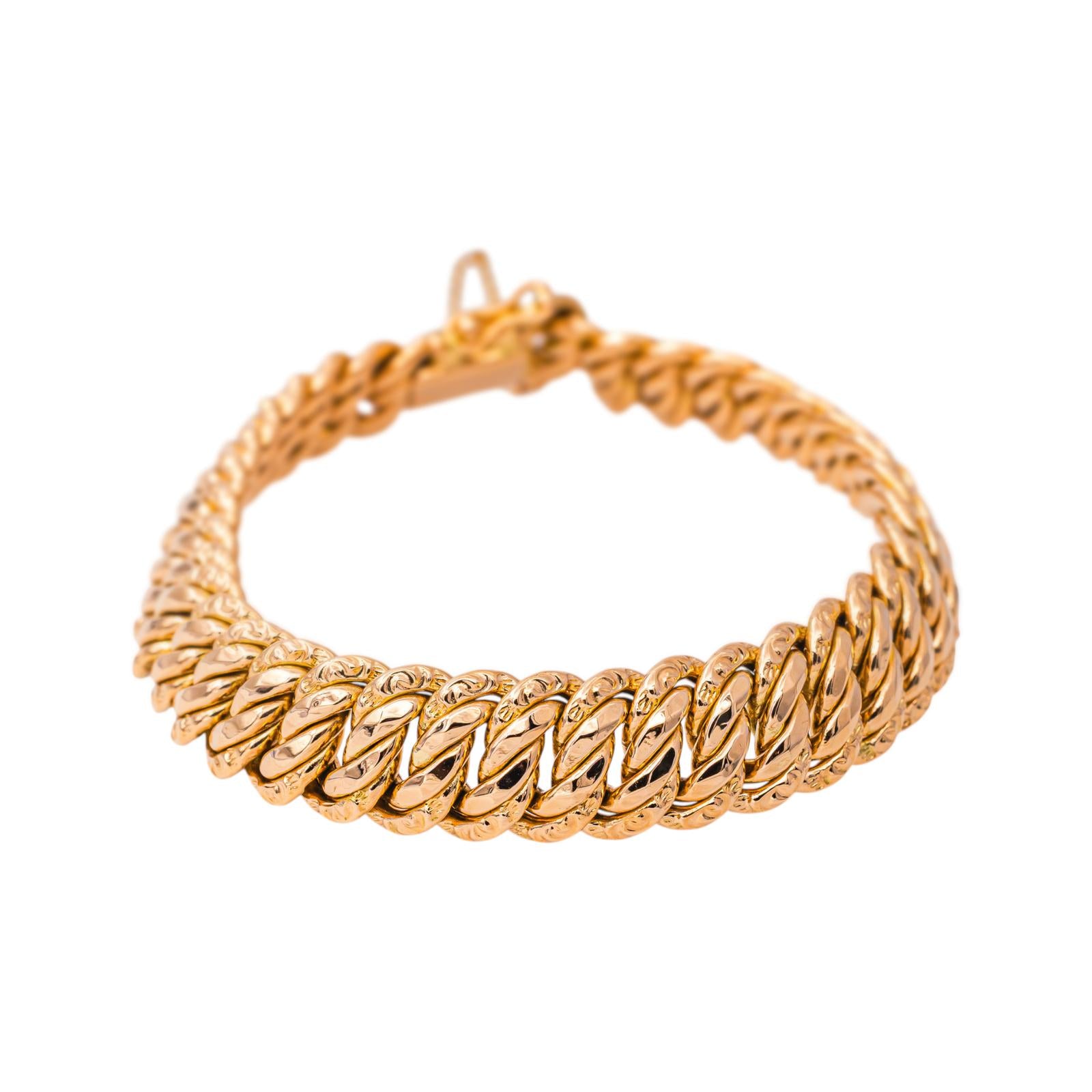 Rose Gold American Link Bracelet