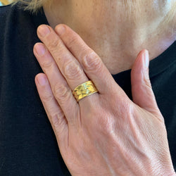 Yellow Gold Bandeau Ring