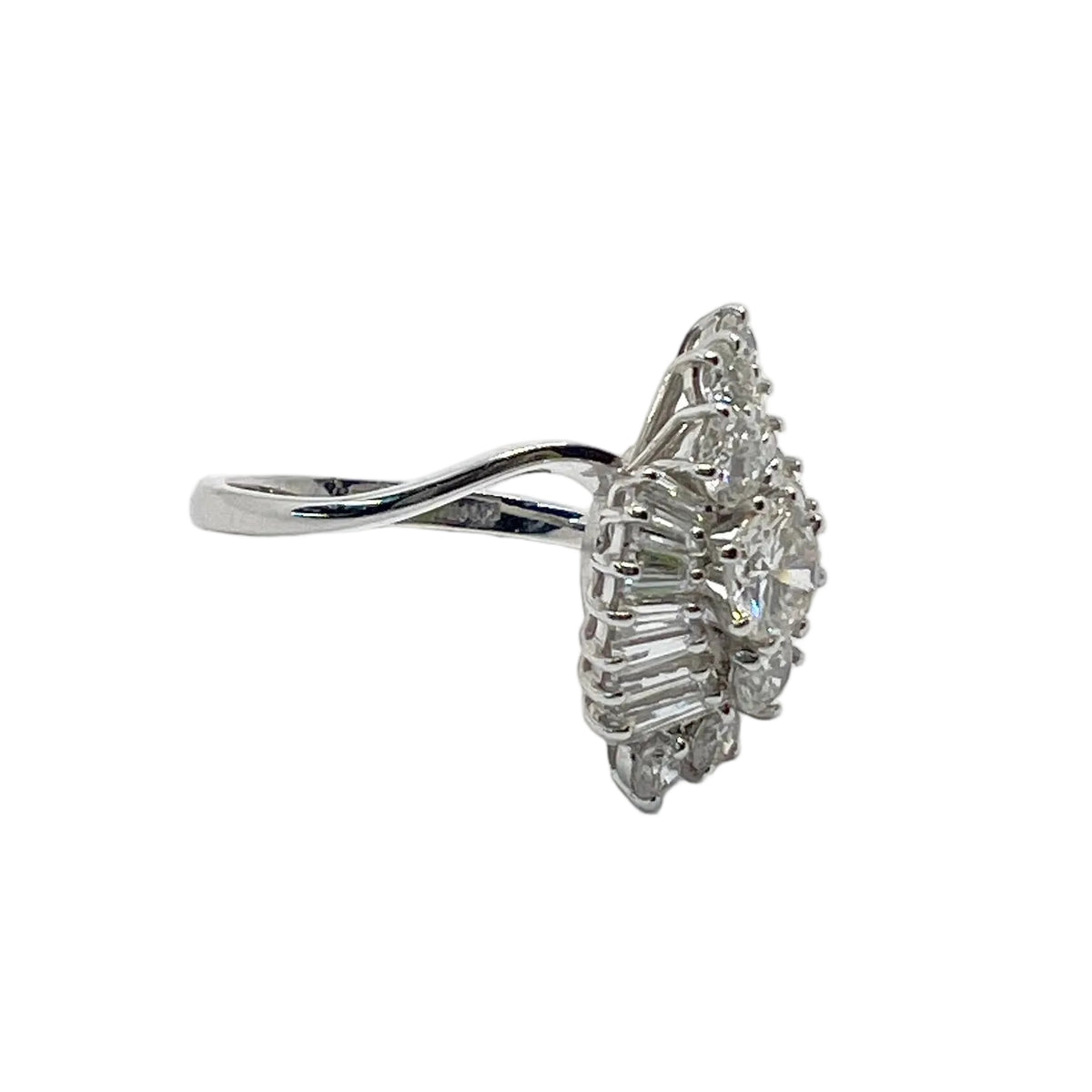 White Gold and Diamond Ring