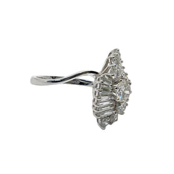 White Gold and Diamond Ring