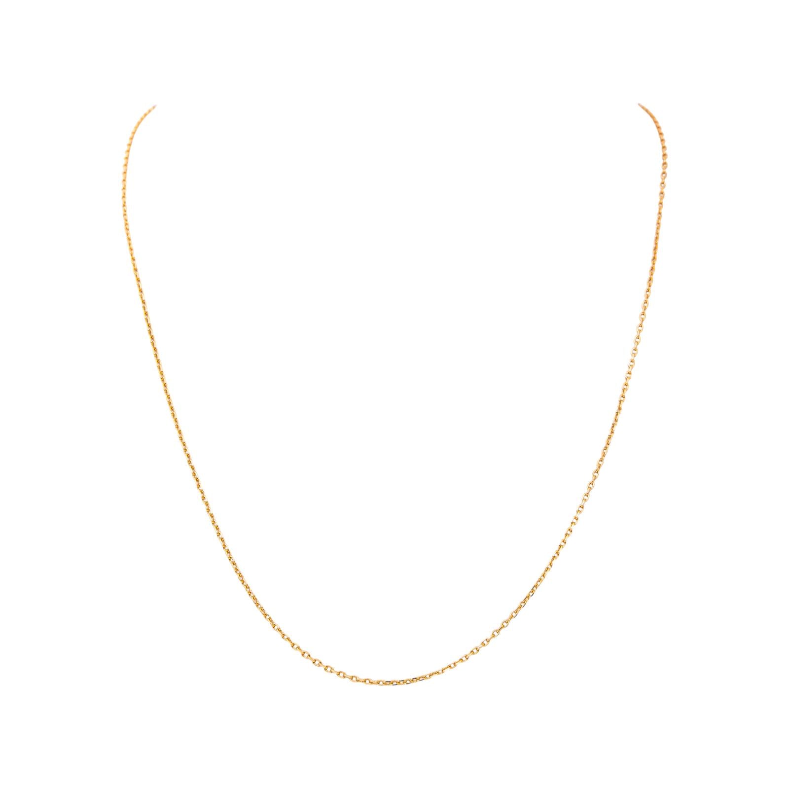 Collier Maille forçat Or rose