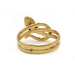Bague en or jaune et diamant