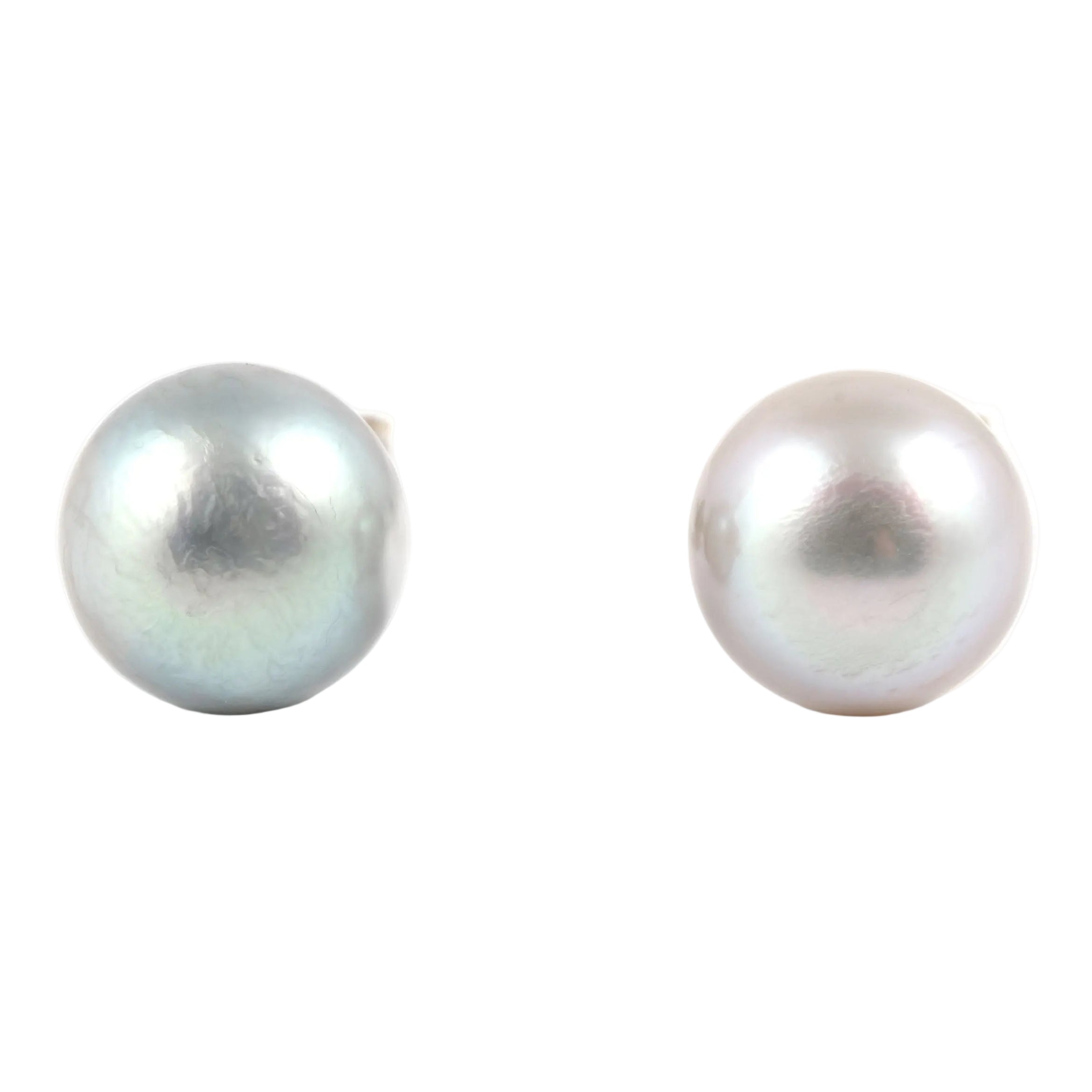 White Gold Earrings with Pearls