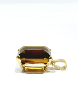 Rose Gold and Citrine Pendant