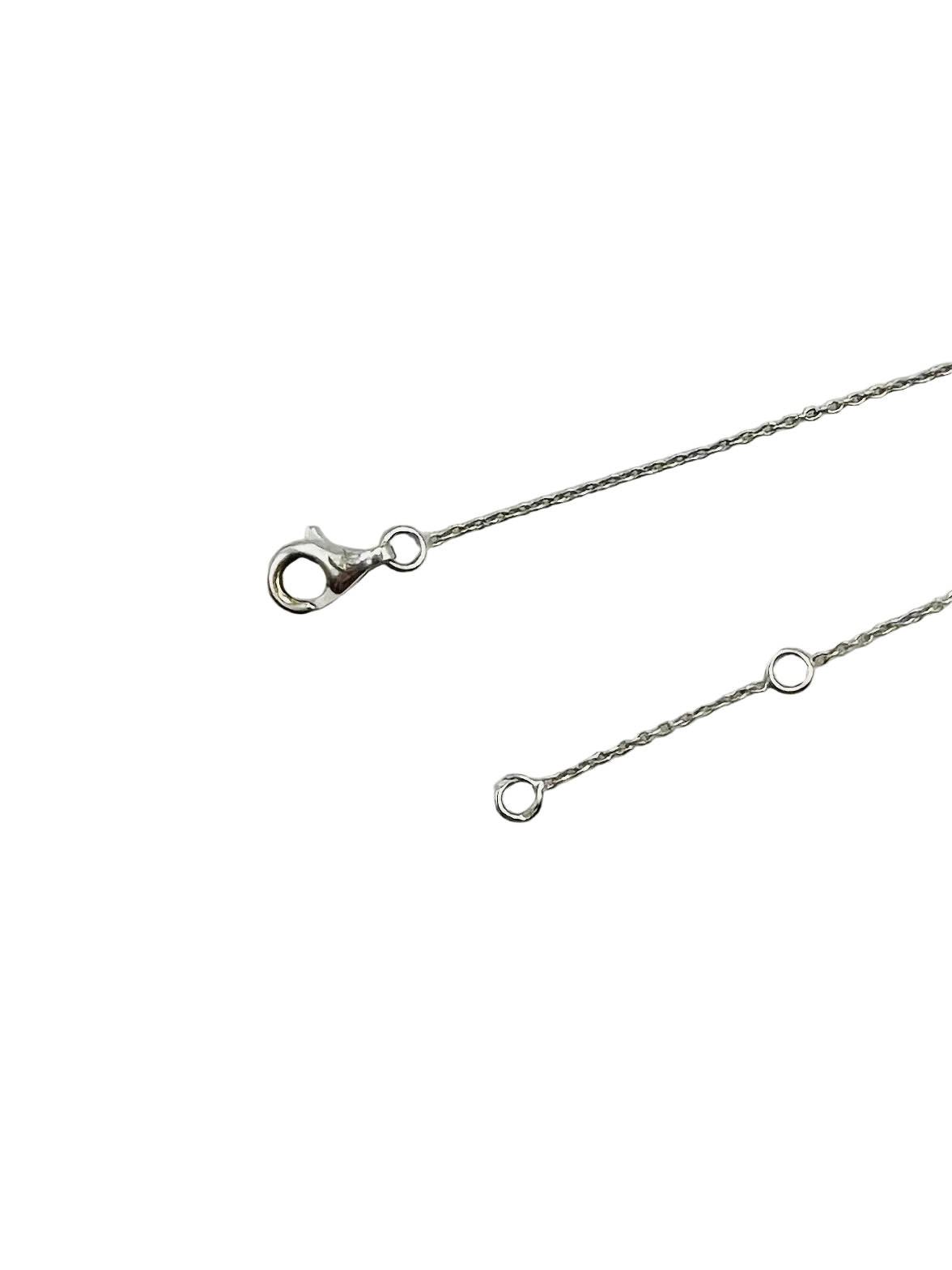 Necklace GAREL pendant in white gold and diamond