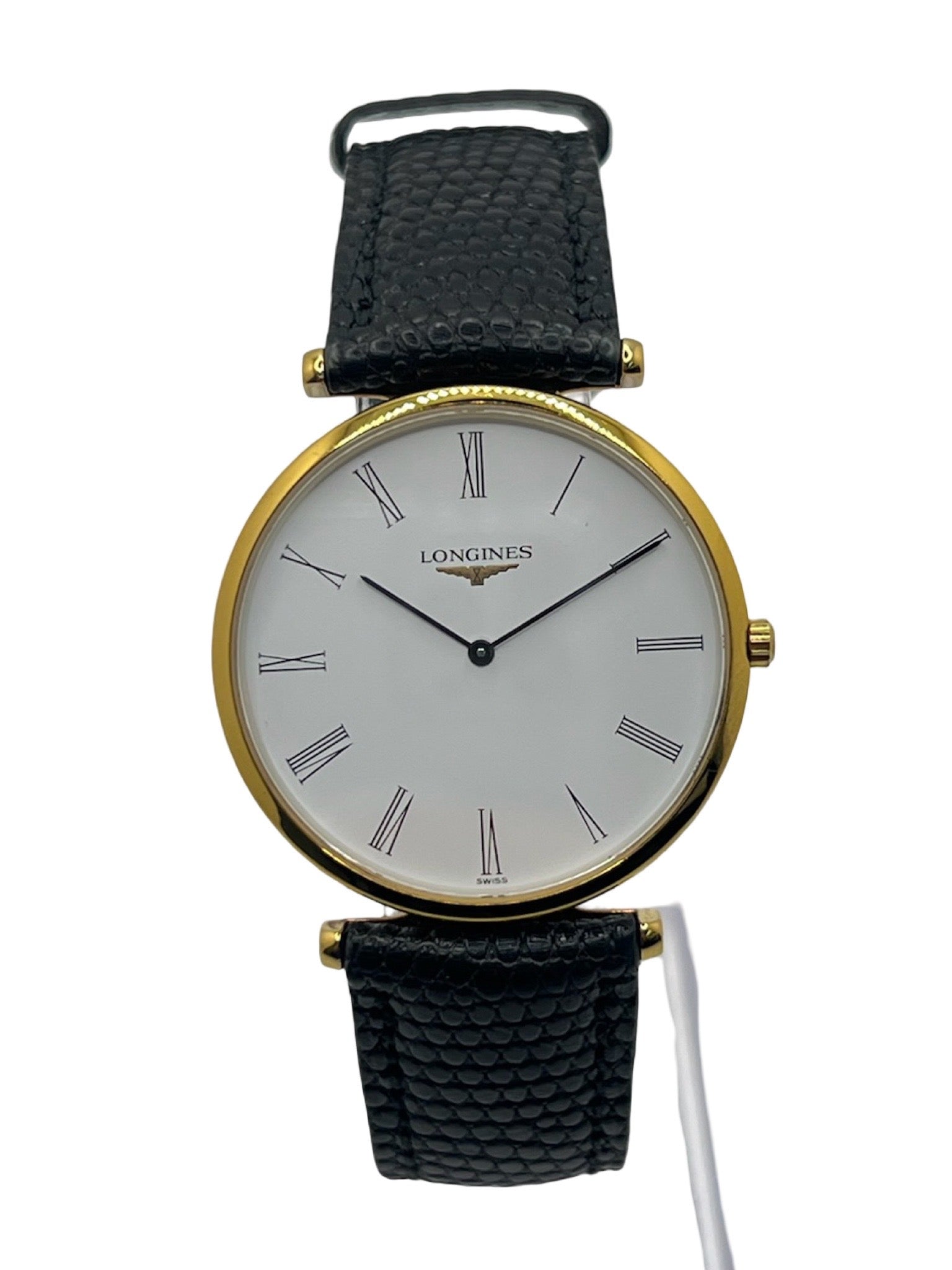 LONGINES "La Grande Classique" Watch, Gold-plated, Stainless Steel, and Leather