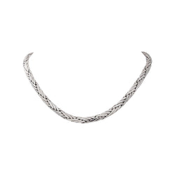 White Gold Link Necklace