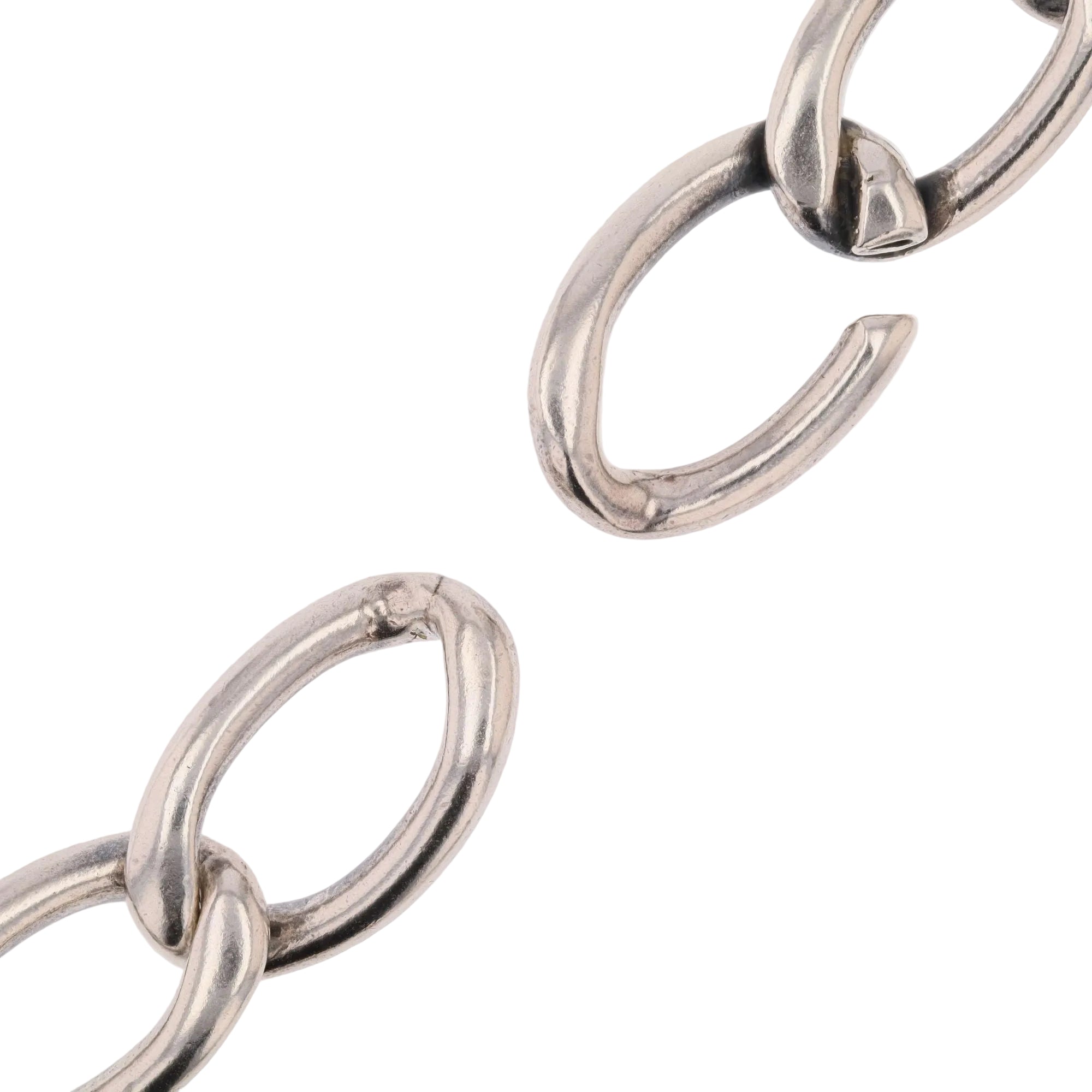 Silver Link Necklace