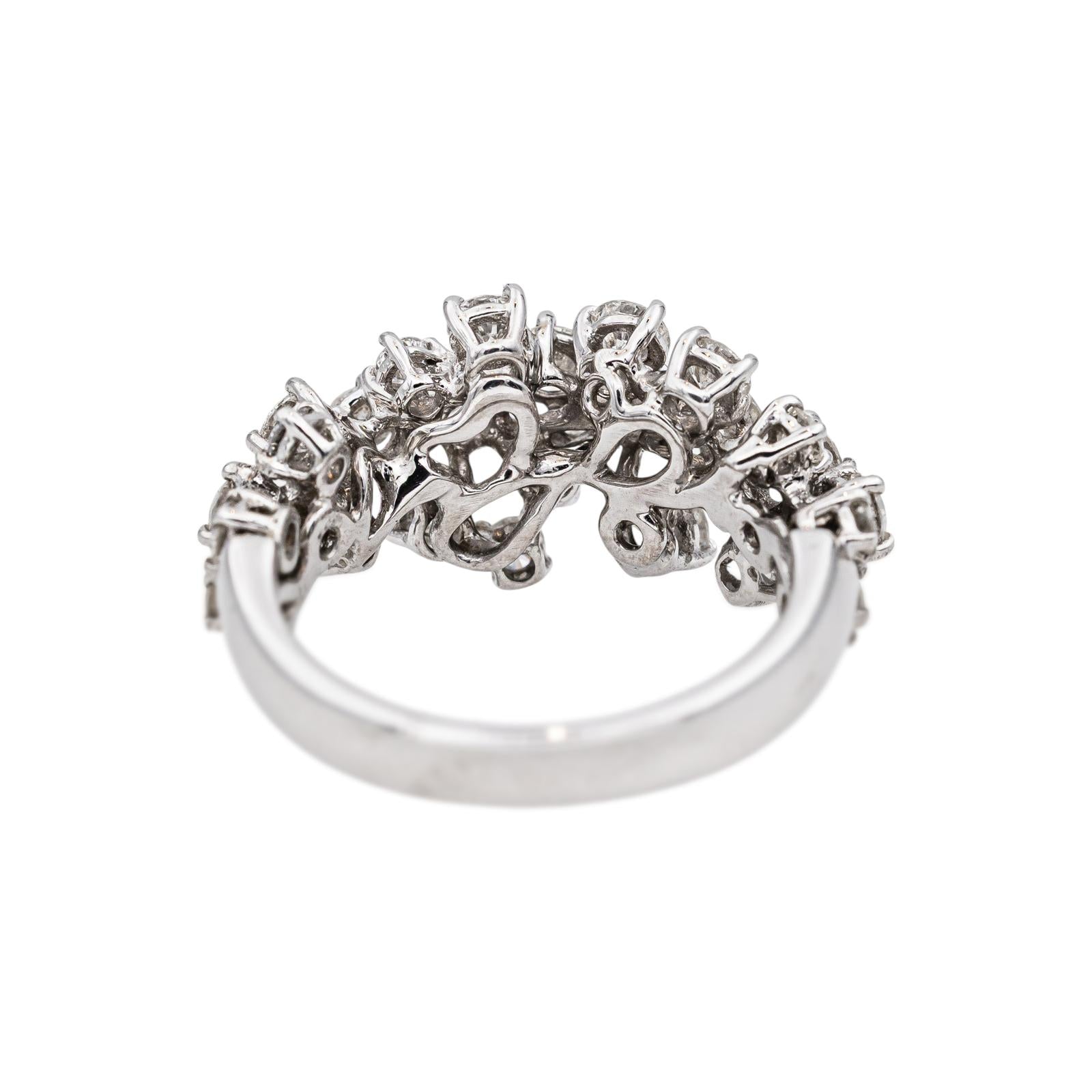 Fred Bague Blanche Or blanc Diamant