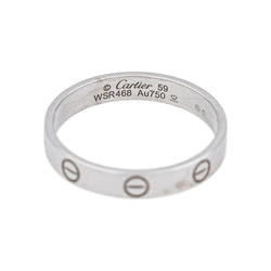 Cartier Love Ring White Gold