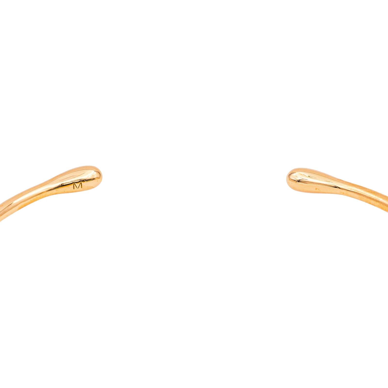Pomellato Bracelet Half Bangle Sabbia Rose gold Brown Diamond
