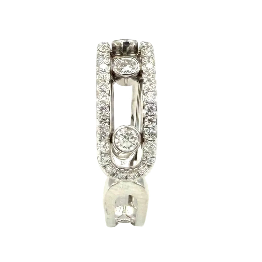 MESSIKA "Move Classique" GM Pave Ring in white gold and diamonds