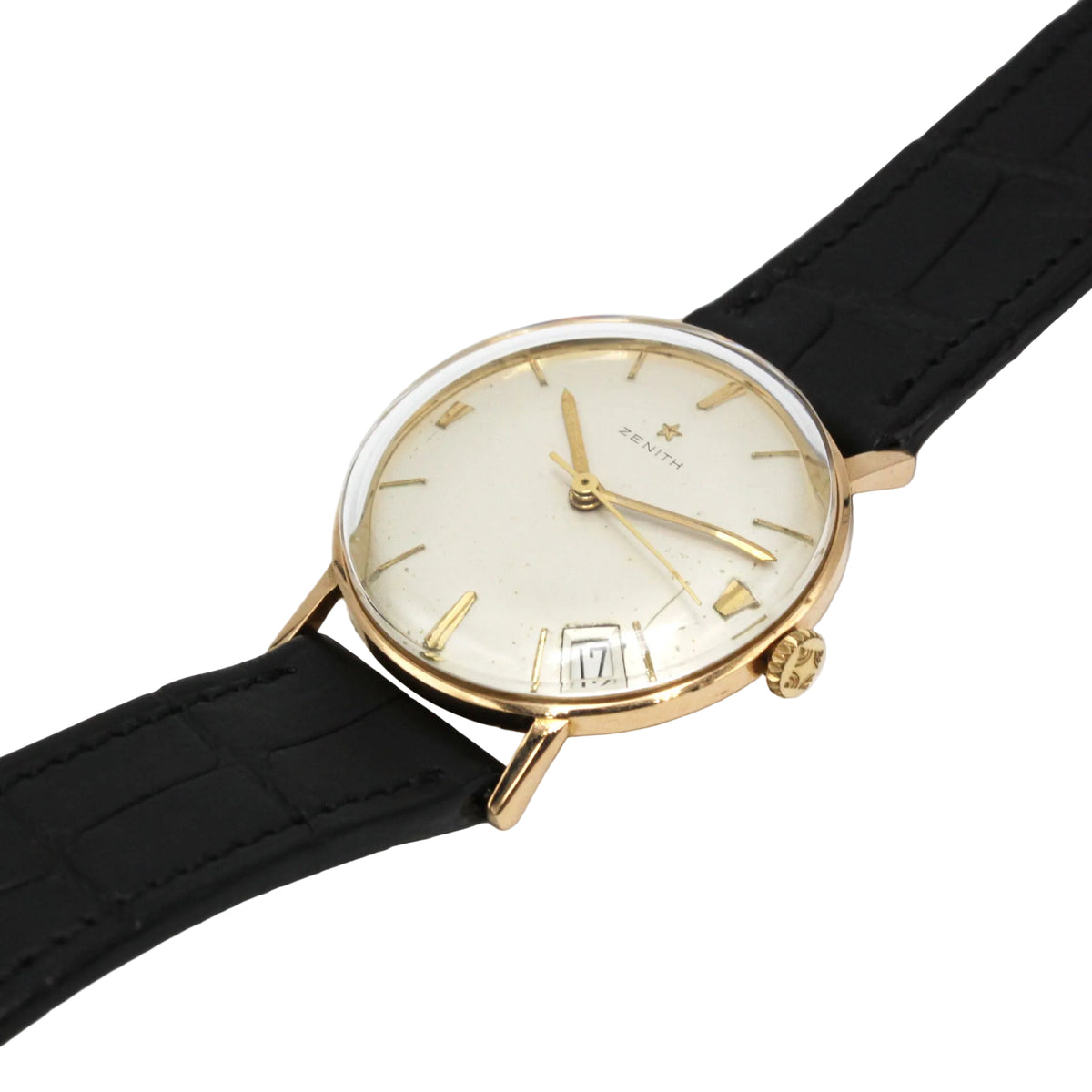 ZENITH "Stellina" Watch in Rose gold and Leather