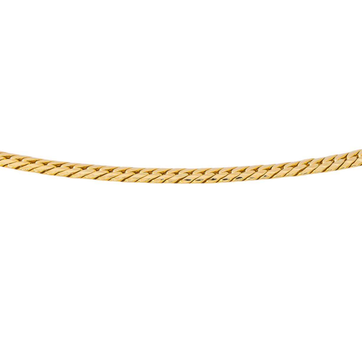 Yellow Gold English Link Necklace