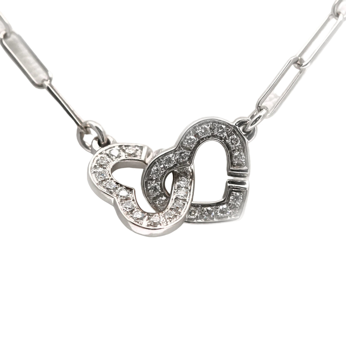 DINH VAN Necklace with Pendant in White Gold and Diamonds