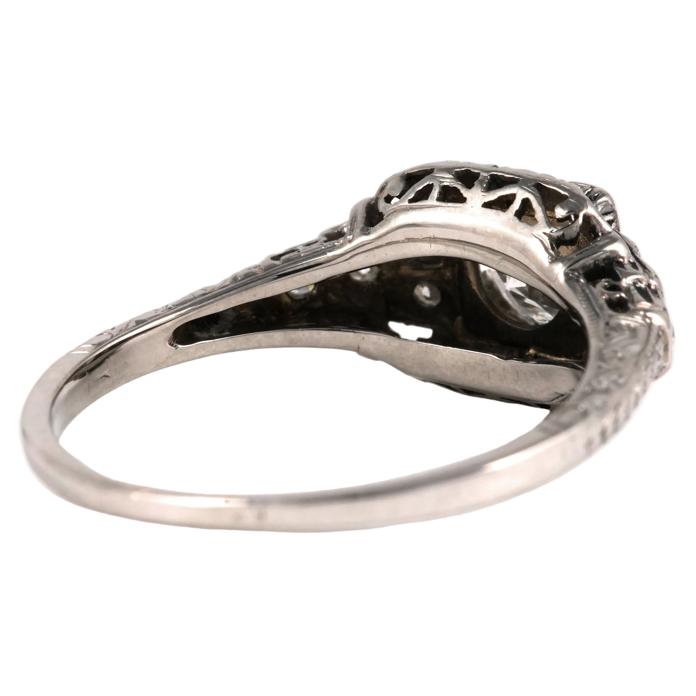 White Gold and Diamond Ring
