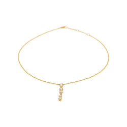 Yellow gold Diamond Necklace