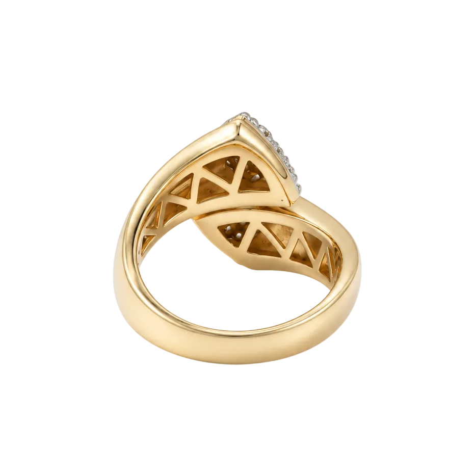 "Toi & Moi" Ring in Yellow Gold and Diamonds