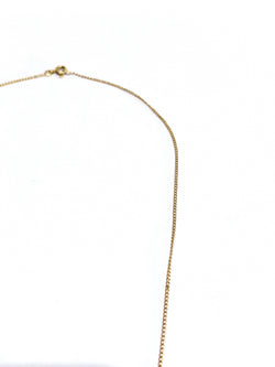 Rose gold chain with curb chain design
