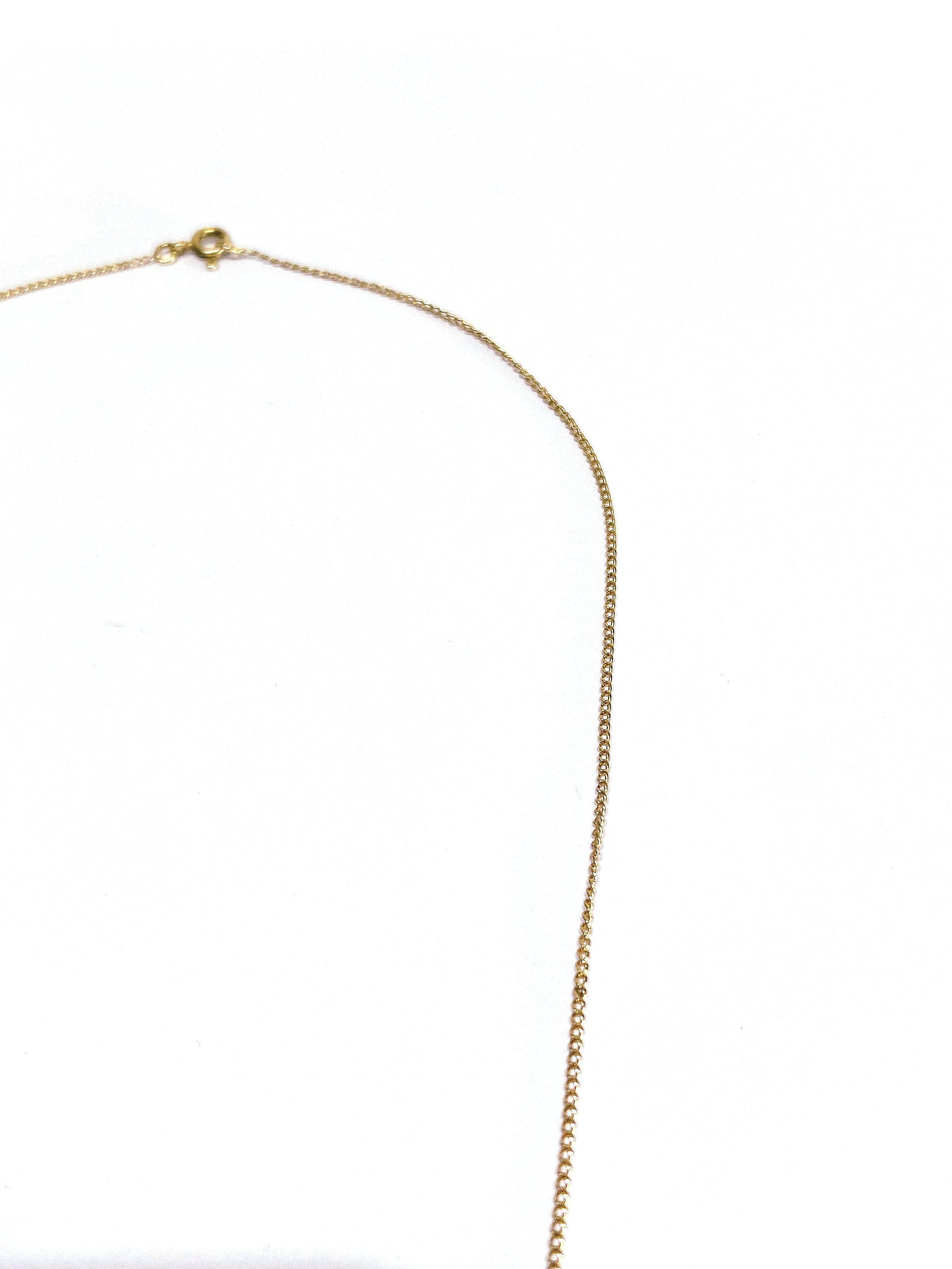 Rose gold chain with curb chain design