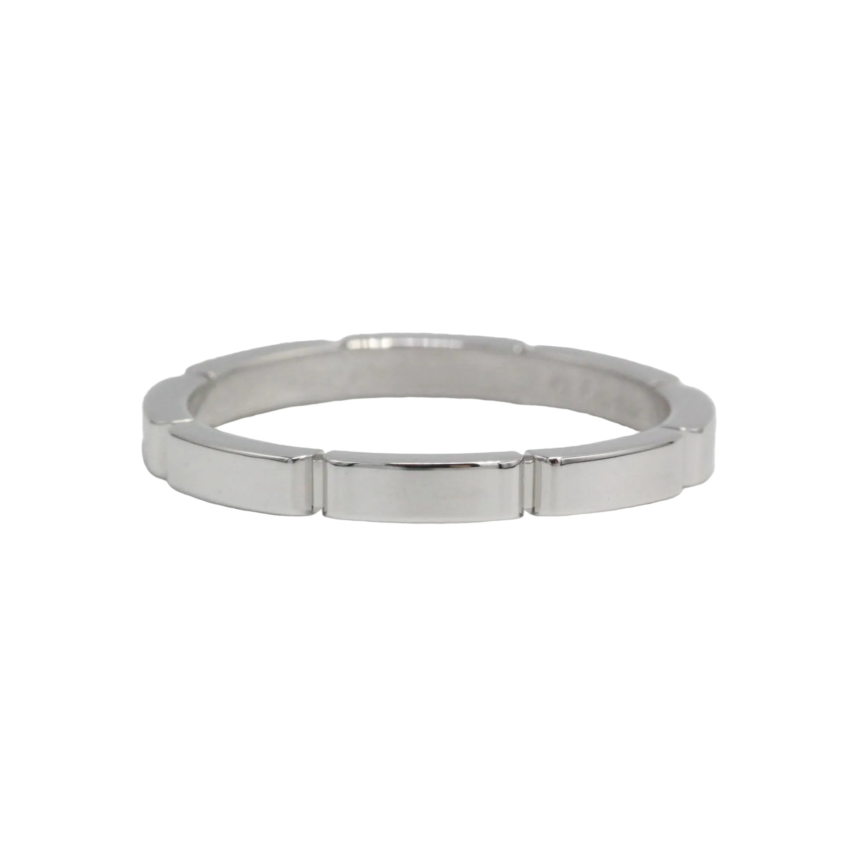 Bague Alliance CARTIER Panthère en or blanc
